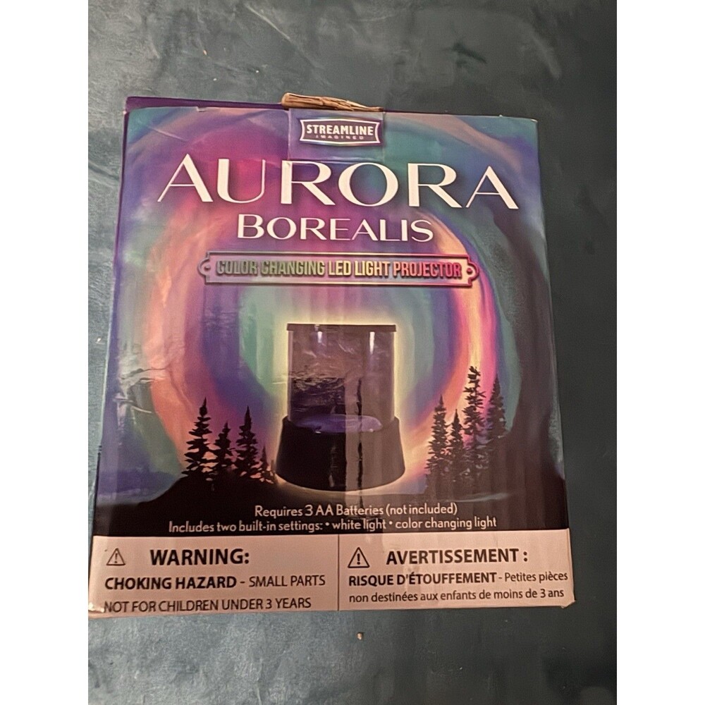 Streamline Aurora Borealis Color Changing LED Light Projector Multicolor Lamp